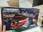Vintage MOTU Heman BEAM BLASTER Complete & Working 1986 Mattel Open for Check