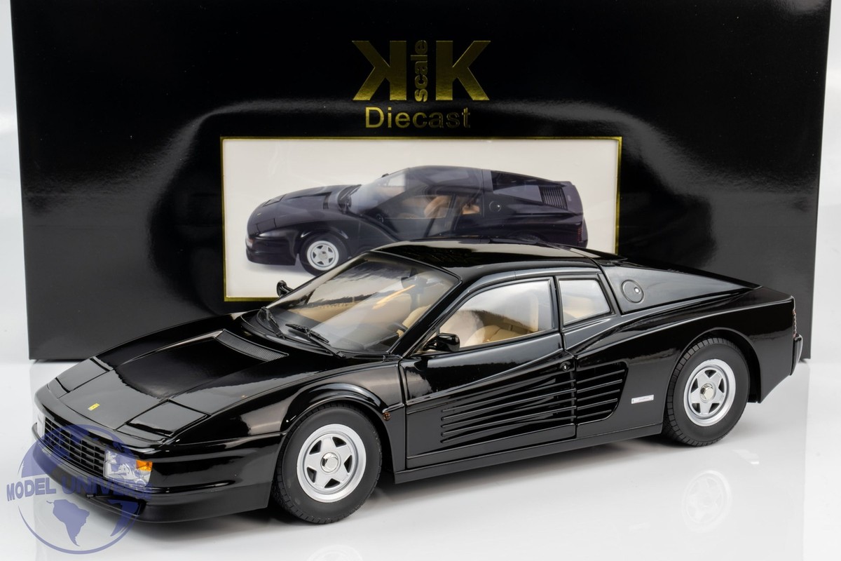 KK Scale - 1:12 Ferrari Testarossa Black 1986 - Diecast Model | eBay