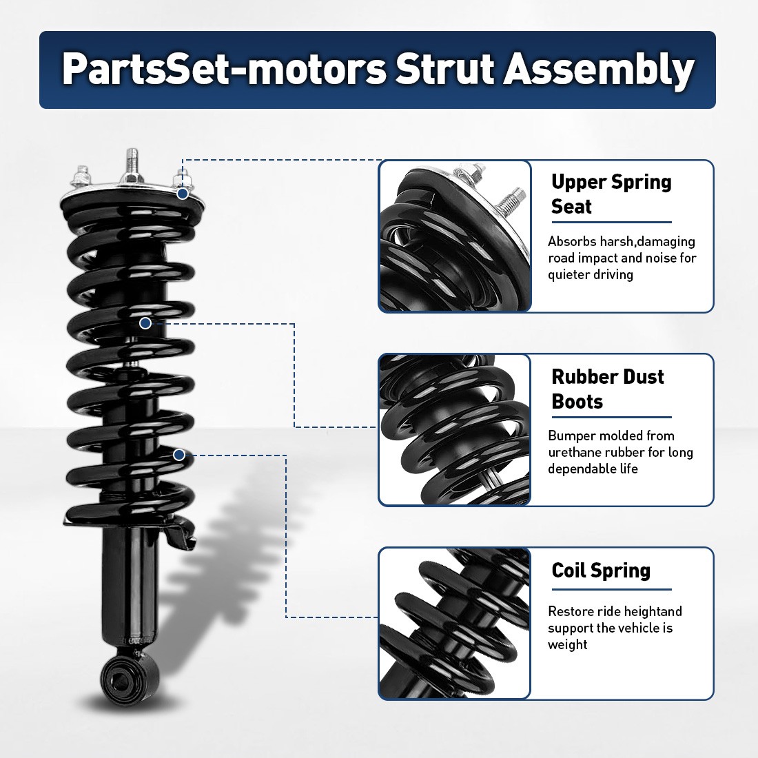 Front Left Shock Strut For 2013-2018 Nissan Altima 2.5L 3.5L Lifetime Warranty