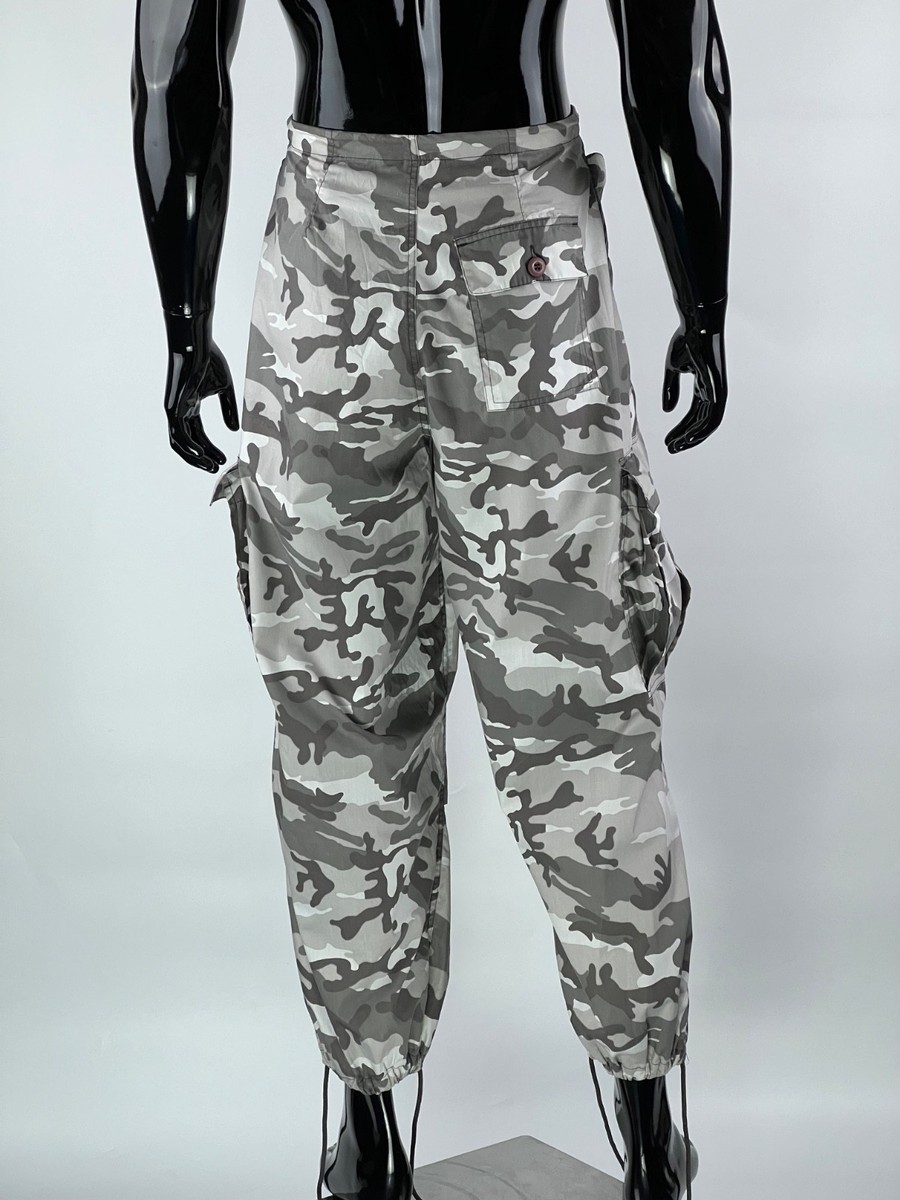 Pantalon Cargo Vintage - Ancien Parachute Militaire Européen Années 70/80 - Taille Unique Homme