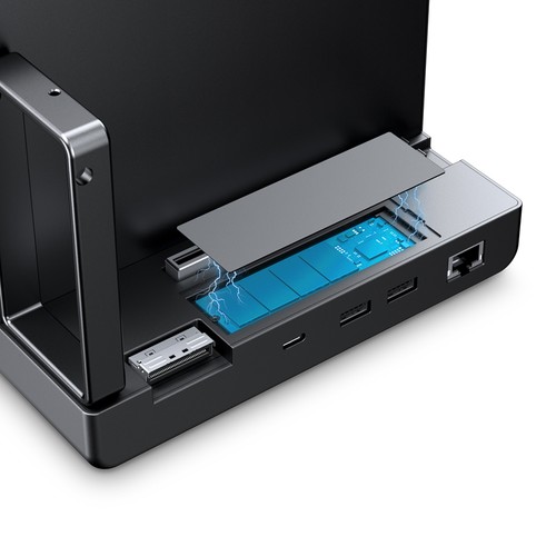 Instock GPD G2 MCIO 8i +USB4 V2.0 Dual-Port eGPU Dock 800W ATX 3.1 - Picture 10 of 13