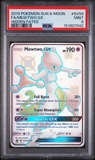 PSA 9 MINT Pokemon Mewtwo GX Hidden Fates Shiny Holo SV59/SV94 on eBay