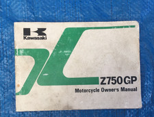 KAWASAKI GPZ 750 Z 750 GP 82 MANUALE PROPRIETARIO OWNER'S MANUAL