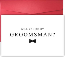 Groomsman Proposal Card, Wedding Party Proposal Card for Friend , to My Groomsma