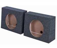 QPower QTW10 Single 10 Sealed Car Audio Subwoofer Sub Box Enclosures 2 Pack 