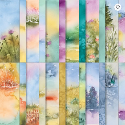 Stampin Up Thoughtful Journey 6x6 Designer Series Paper - Full Package 48 sheets