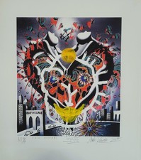 Mark Kostabi, Paul Kostabi e Tony Esposito  Fine Art  Giclée  " Implosion "