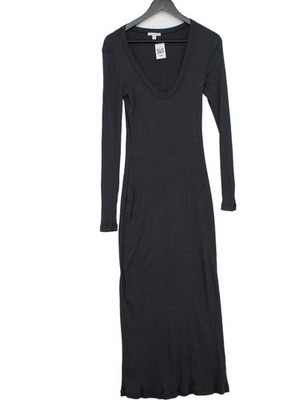 James Perse Bodycon Maxikleid M in Grau