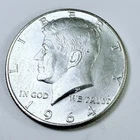 1964 D KENNEDY HALF DOLLAR ~ 90% SILVER ~ MS MINT STATE DETAILS #8048