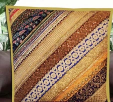 30" BREATHTAKING ETHNIC HOME DÉCOR SARI JUMBO THROW ACCENT CUSHION PILLOW COVER