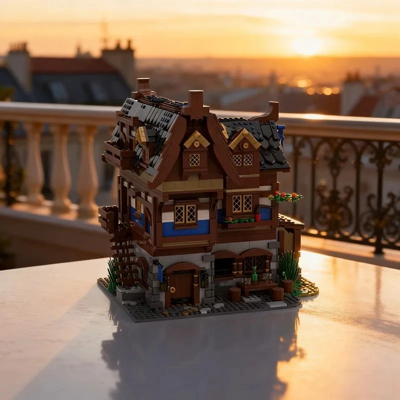 NEW USA Medieval Tavern 3451PC FULL INTERIOR Building Block Set+FREE GIFT - Image 2 of 4