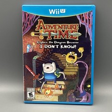 Adventure Time Explore The Dungeon Nintendo Wii U Action Game E10+ NTSC-U/C CIB