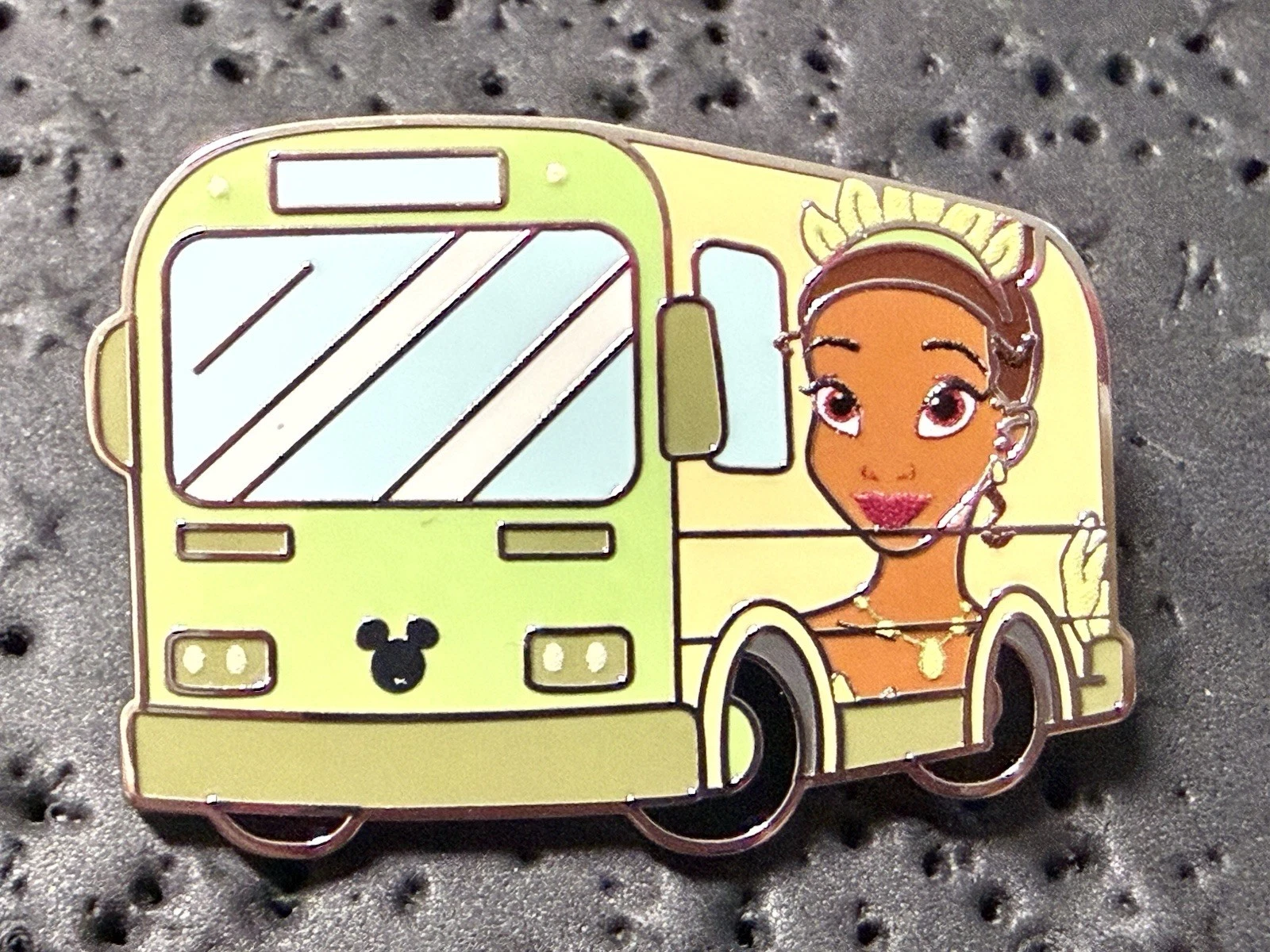 2026 Disney WDW Hidden Mickey Busses Tiana Wave A Trading Pin