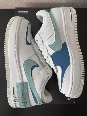 Nike Air Force 1 Shadow 'White Industrial Blue Teal' DZ1847-101 W