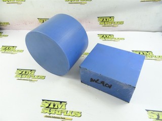 2 PIECES (7LBS) OF MC901 NYLON MACHINABLE PLASTIC SIZES IN DESCRIPTION