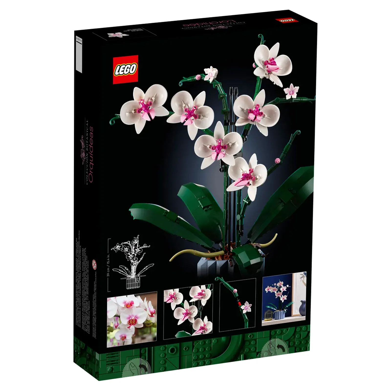 LEGO Botanicals 10311 Orchidea 608 Pezzi - Pianta Finta per Arredo Casa