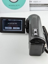 Panasonic HDC-TM80 Full HD Camcorder 16GB Black w/ Cables Charger Box