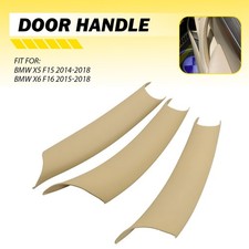 3x For BMW X5 F15 X6 F16 2014-2018 Interior Door Handle Pull Trim Cover Beige EA