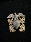 VINTAGE U.S. NAVY MEDAL LAPEL PIN - STERLING SILVER & 10K GOLD FILLED - SC-10 — photo 5