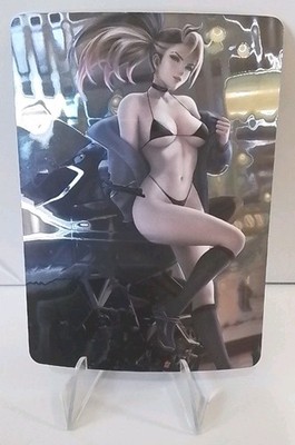 Akali KDA LEAGUE OF LEGENDS Goddess Waifu Anime ACG Holo Girl Card Bikini