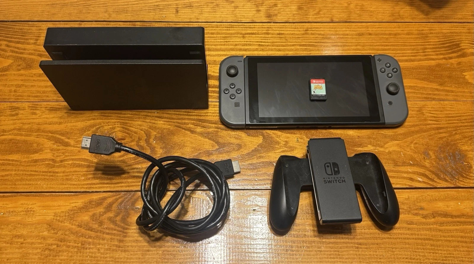 Nintendo Switch w/ Animal Crossing, Dock, Extra Joycon & Joycon Holder *NO AC