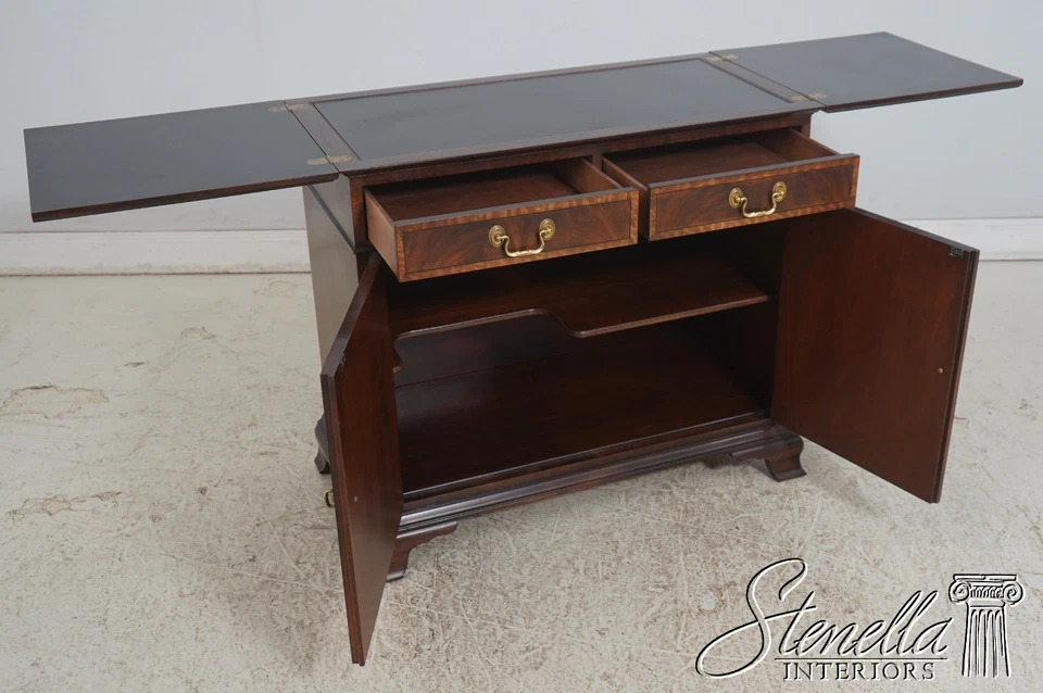 70090: HENREDON Aston Court Mahogany Flip Top Server - Image 3 of 4