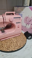 Beldray Pink Sewing Machine 12 Stitch – Tested & Working, Foot Pedal + Threads