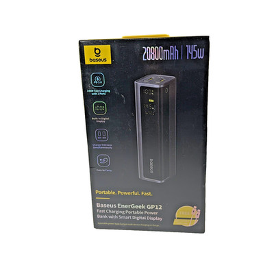 Baseus EnerGeek GP12 20800mAh Fast Charging Power Bank Digital Display New