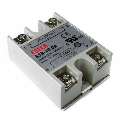 Einzelne Phase 3-32V DC AC 24-380VAC SSR-40DA 40A Solid-State Relais Module