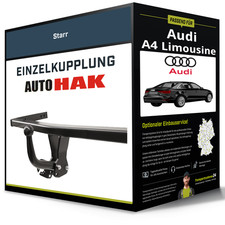 Starre Anhängerkupplung für AUDI A4 Limousine 07- Typ 8K/B8 Auto Hak NEU