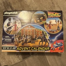 Playmobil Back to the Future 1885 Advent Calendar Toy Set 70576 75pcs Open Box