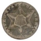 1858 Three Cent Silver — photo from another recent sale