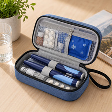Insulin Pen Cooler Travel Case TSA Approved Ice Packs,Diabetic