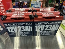 Four Dakota Lithium 12V 23Ah LiFePO4 Batteries