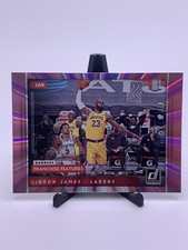 LeBron James 2021-22 Donruss #20 Pink Laser Holo SP Franchise Features