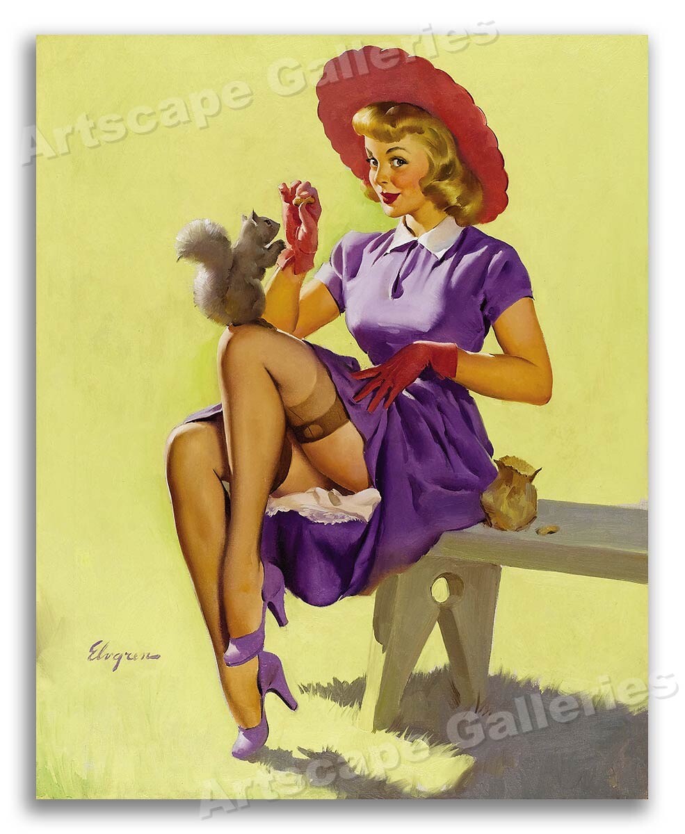 Gil Elvgren 1951 PinUp Girl 