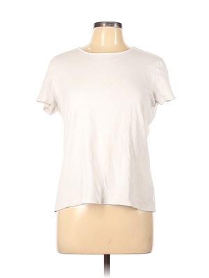 Croft \u0026 Barrow Women White Short Sleeve 