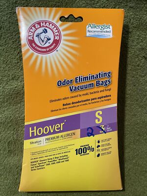 Arm Hammer Vacuum Bag Hoover S Allergen Odor Eliminating Premium 2 Bags