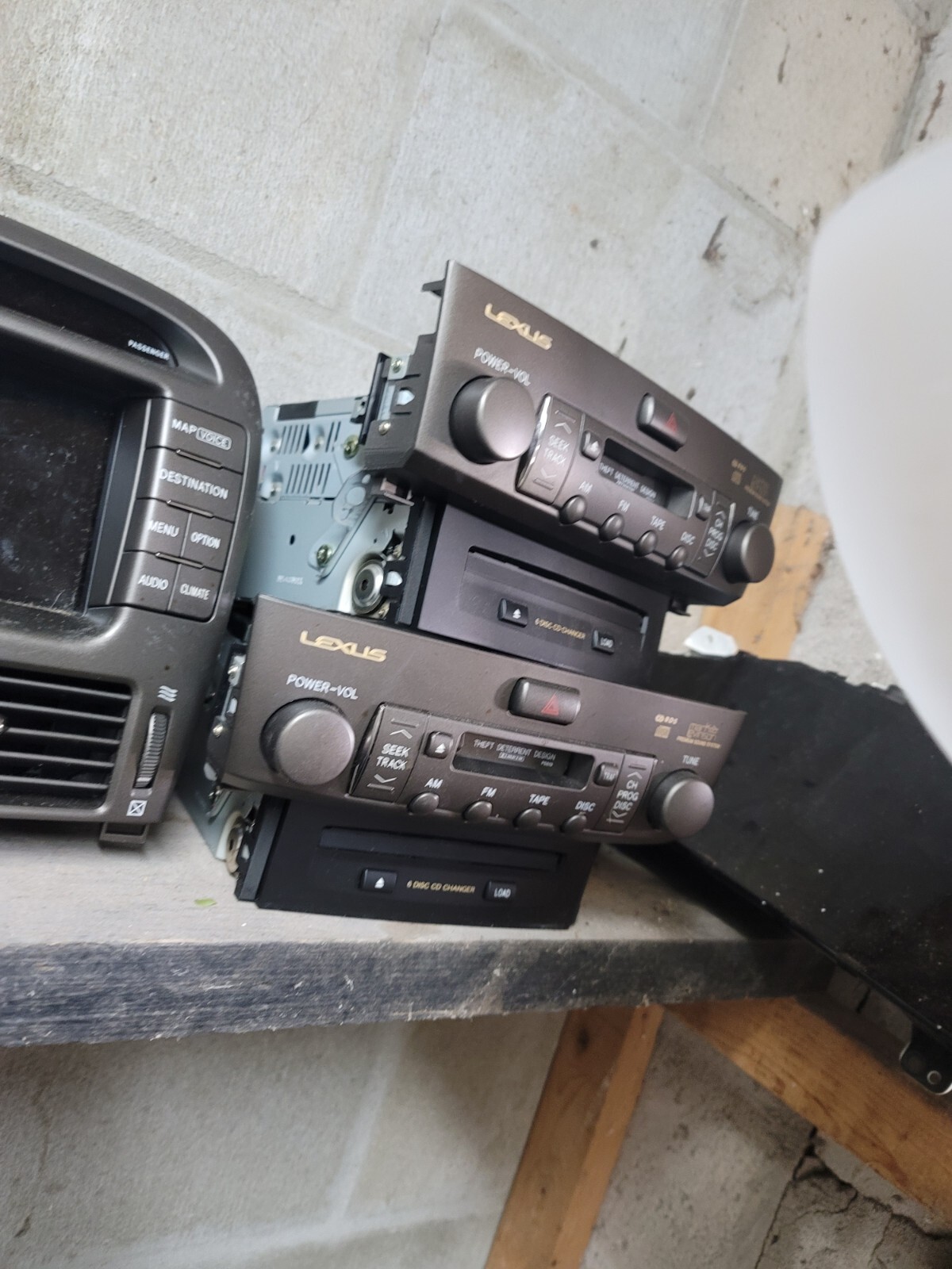 2001 2004 Lexus Ls430 Radio Tape Player & CD Changer Head Unit OEM