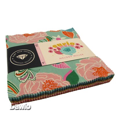 Charm Pack ''Curio''  Melody Miller Patchwork Stoff Moda 42 Scraps à 12,7cm