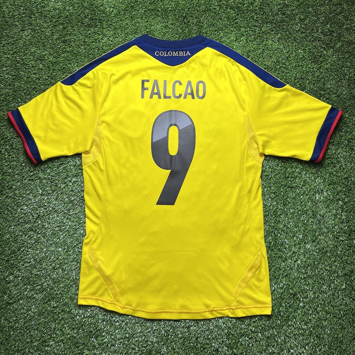 2011 2012 2013 Colombia Falcao Adidas Shirt Jersey Kit Yellow Home