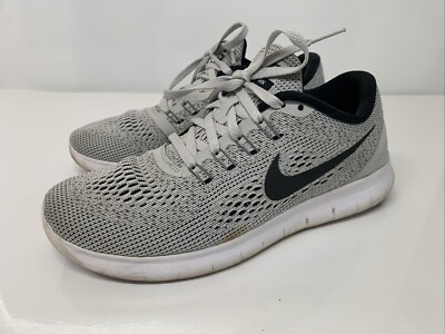 NIKE FREE RN Women's Athletic Shoes white/black-pure platinum 7.5 / 831509-101 | eBay