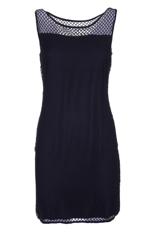 MELROSE Damen Kleid Jerseykleid Netzkleid Cocktailkleid NEU Größe 36 38 - Bild 1 von 1