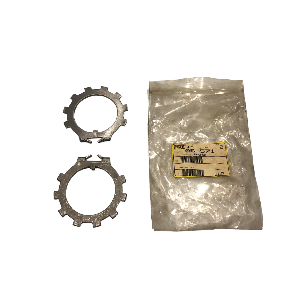 2) Batco 06-571 Axle Lock Washer For International RA39 RA44