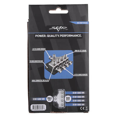 NEW SKAR AUDIO X1 1/0 OR 4 GA INPUT TO X2 1/0 OR 4 GA OUTPUT - Foto 2