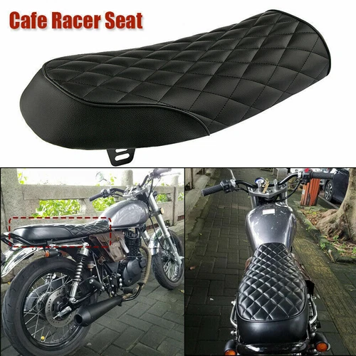 Motorrad Sitzbank Sitze Sattel für Suzuki GS Yamaha XJ Honda CB Cafe Racer H` - Bild 2 von 20