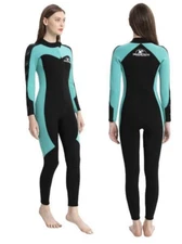 NEW JINTALECO Full Body Neoprene Wetsuit w/ Front Zip 4/3 mm & 3/2mm Women's XL