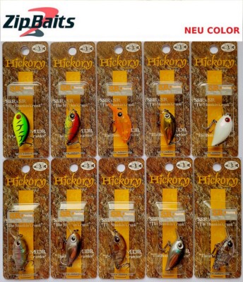 ZipBaits Hickory SR 3.4cm, Japan-Wobbler, Köder, Angeln, Raubfisch, Döbel