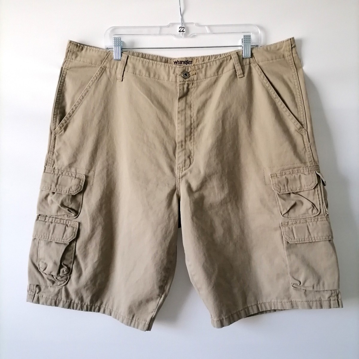 Wrangler Cargo Pants Men's Five Star Premium Denim Cargo Shorts