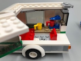 Lego City: Car & Caravan, 60117, Complete w/Manuals & NEW Sticker Sheet